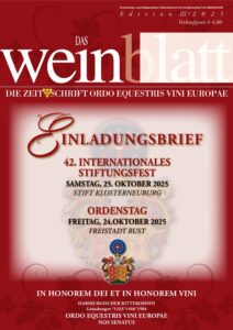 Weinblatt III 2025 Einl Stiftungsfest Ordenstag
